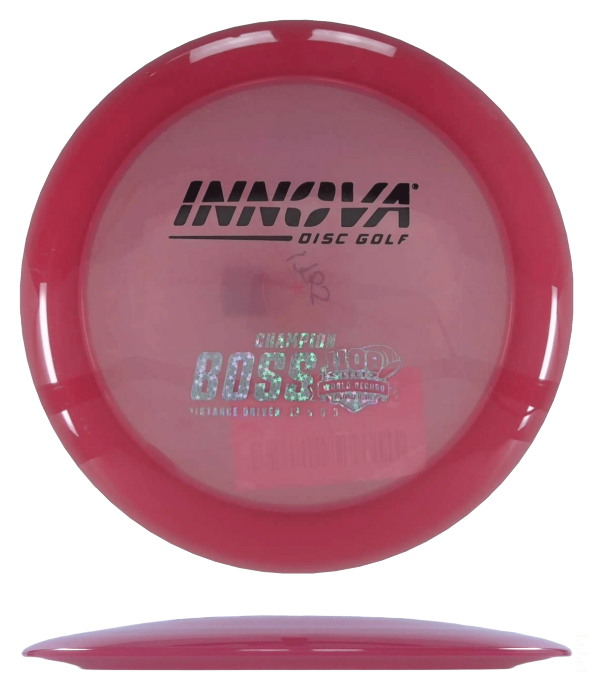 Innova Boss - Champion / 172g - Red (Black/Silver Stars) - Skyline Disc Golf
