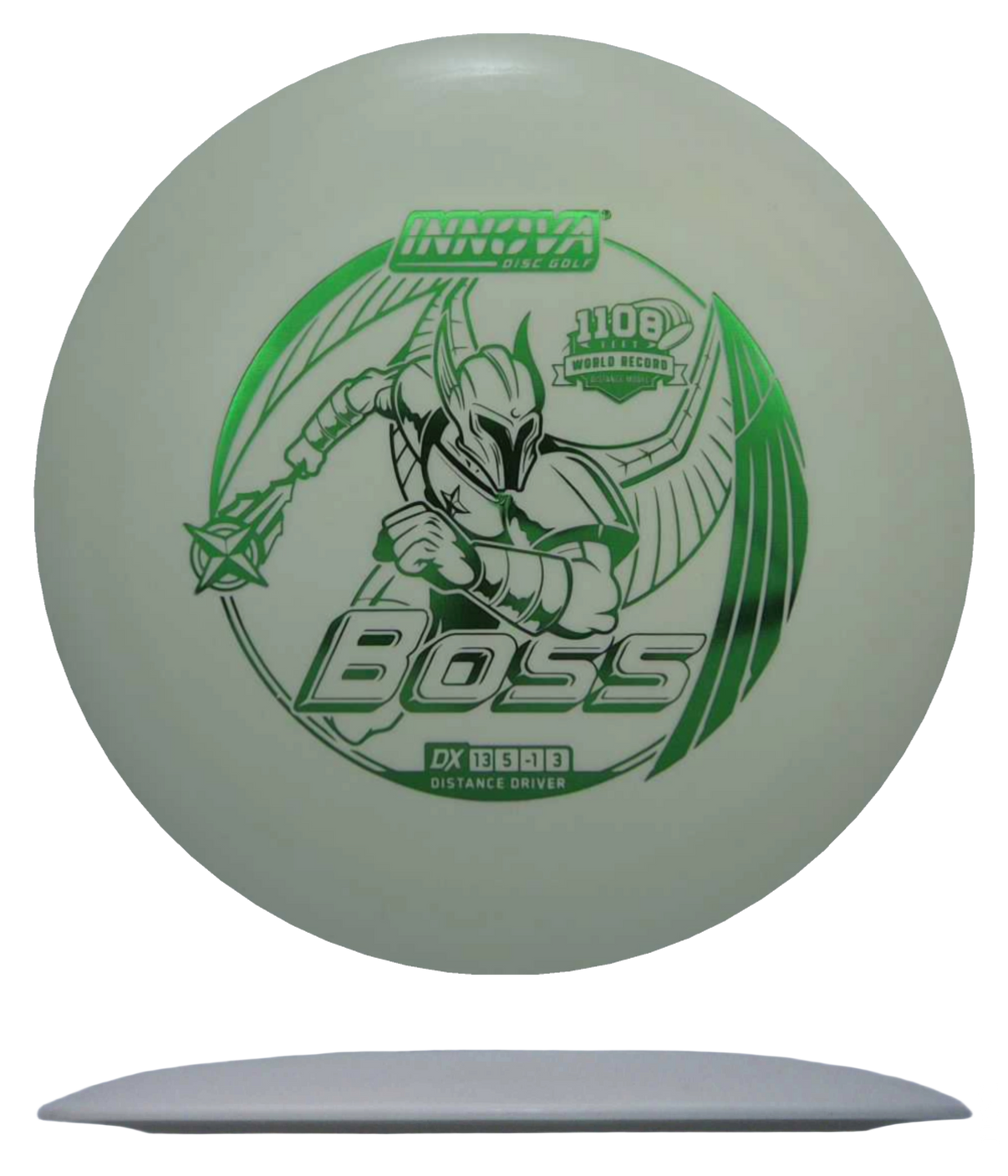 Innova Boss - DX / 166g - White (Green Foil) - Skyline Disc Golf