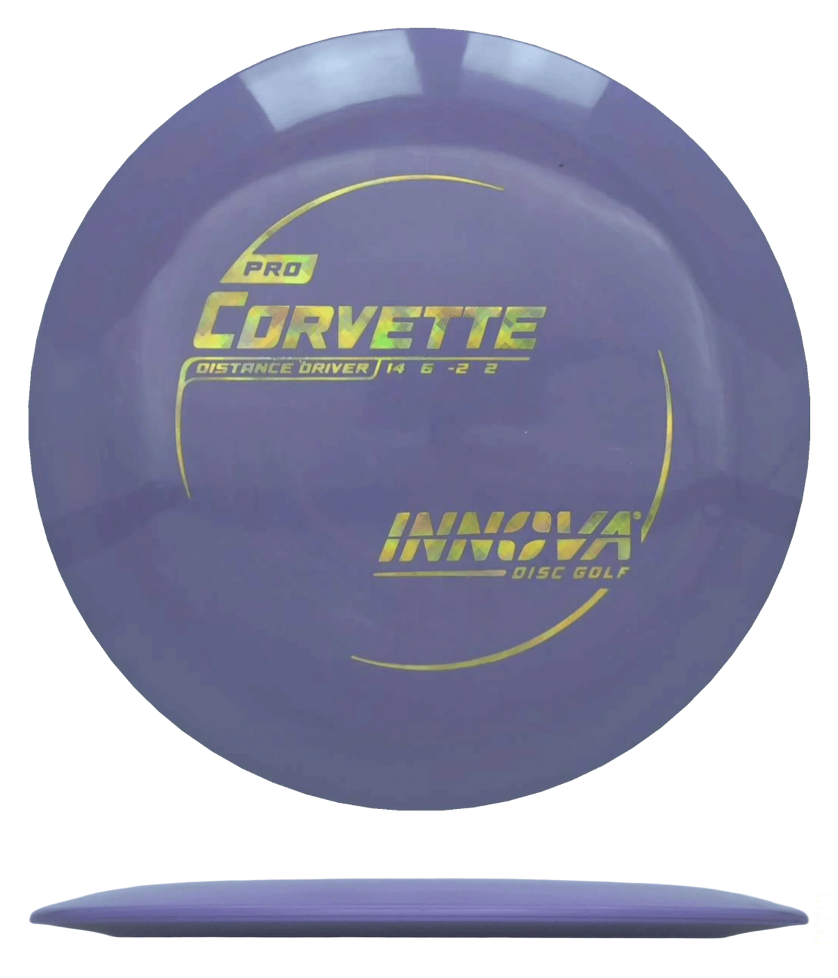 Innova Corvette - Pro / 173-75g - Lavender (Gold Chrome) - Skyline Disc Golf