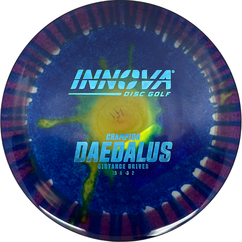 Innova Daedalus Innova Daedalus - I-Dye Champion / 171g - Yellow/Blue Burst (Blue Chrome) - Skyline Disc Golf