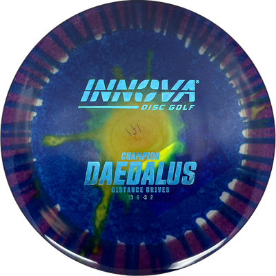 Innova Daedalus Innova Daedalus - I-Dye Champion / 171g - Yellow/Blue Burst (Blue Chrome) - Skyline Disc Golf