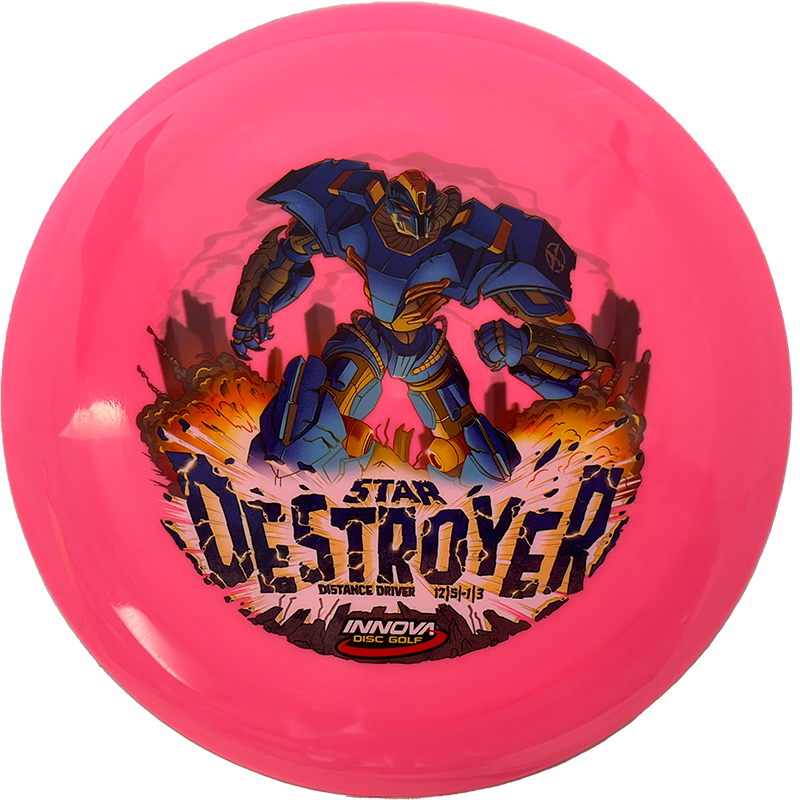 Innova Destroyer Innova Destroyer - Star / 171g - Pink (Innvision Stamp) - Skyline Disc Golf