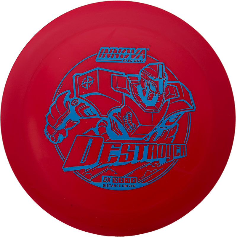 Innova Destroyer Innova Destroyer - DX / 166g - Red (Blue Foil) - Skyline Disc Golf