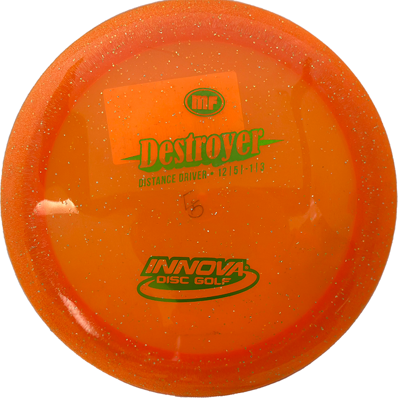 Innova Destroyer Innova Destroyer - MetalFlake Champion / 170g - Orange (Green) - Skyline Disc Golf