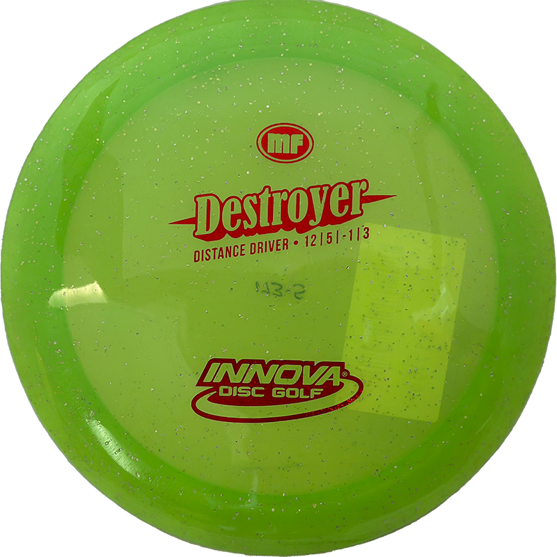 Innova Destroyer Innova Destroyer - MetalFlake Champion / 173g - Lime (Red) - Skyline Disc Golf