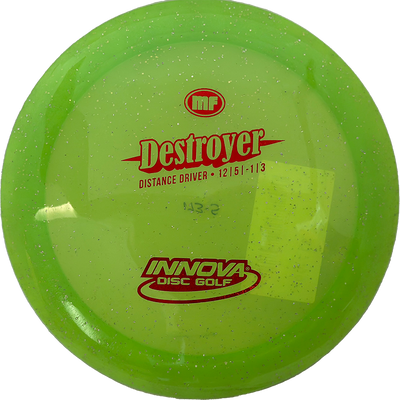 Innova Destroyer Innova Destroyer - MetalFlake Champion / 173g - Lime (Red) - Skyline Disc Golf