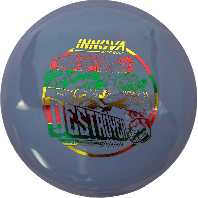 Innova Destroyer Innova Destroyer - Star / 173g - Slate Blue (Rasta Foil) - Skyline Disc Golf