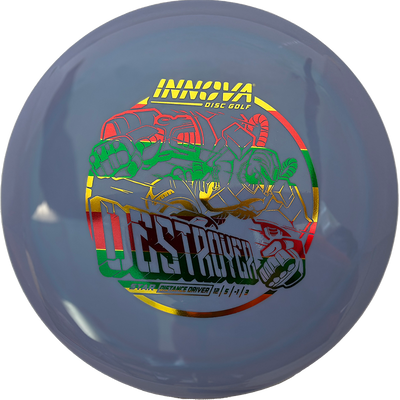 Innova Destroyer Innova Destroyer - Star / 173g - Slate Blue (Rasta Foil) - Skyline Disc Golf