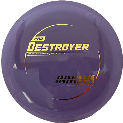 Innova Destroyer Innova Destroyer - Pro / 168g - Purple (Gold) - Skyline Disc Golf