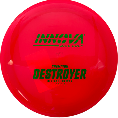 Innova Destroyer Innova Destroyer - Champion / 170g - Red (Green) - Skyline Disc Golf