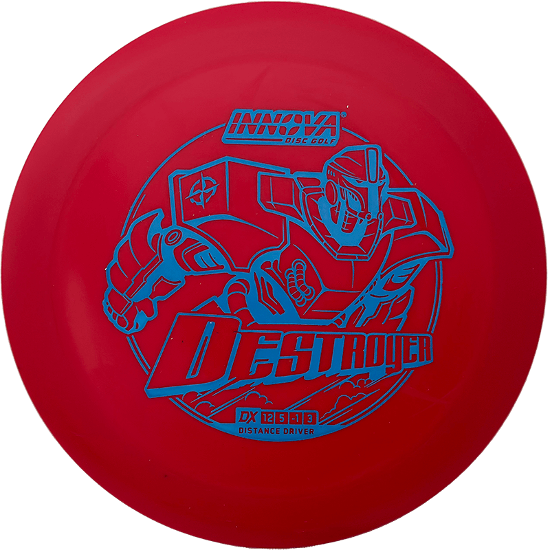 Innova Destroyer Innova Destroyer - DX / 166g - Red (Blue Foil) - Skyline Disc Golf