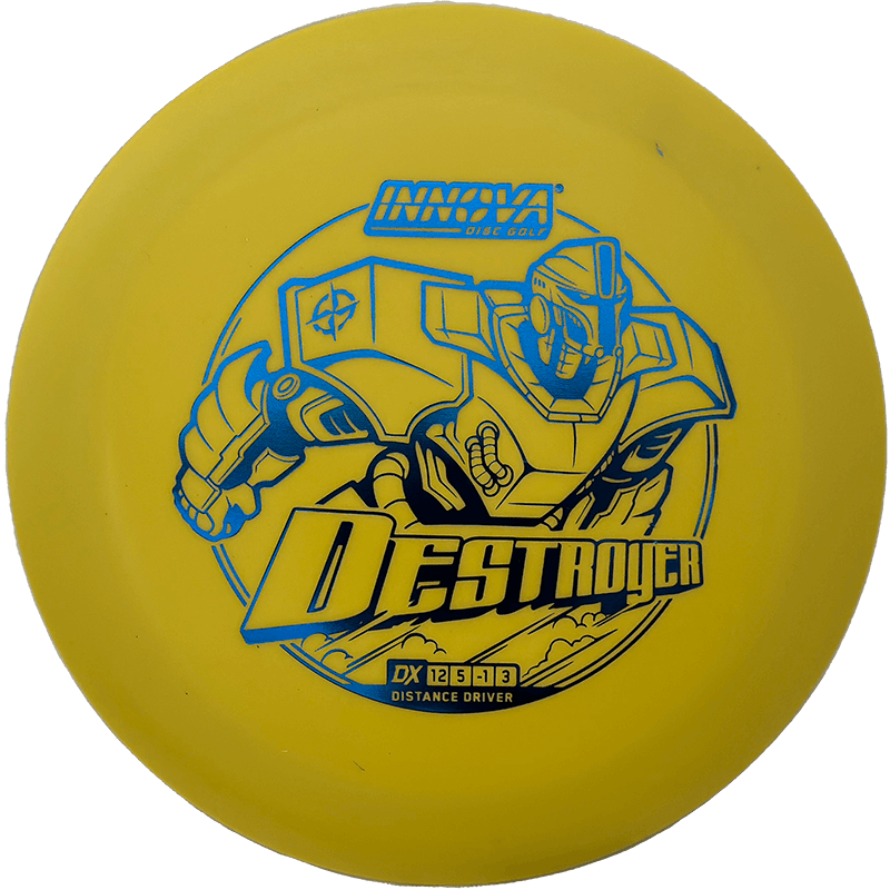 Innova Destroyer Innova Destroyer - DX / 170g - Yellow (Blue Foil) - Skyline Disc Golf