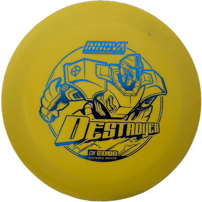 Innova Destroyer Innova Destroyer - DX / 170g - Yellow (Blue Foil) - Skyline Disc Golf