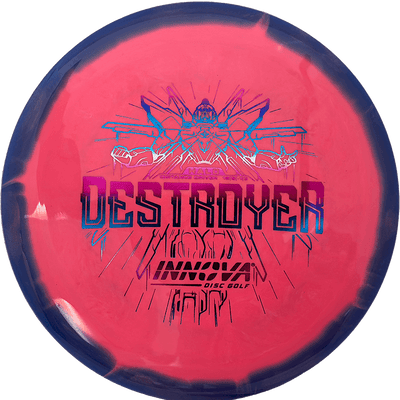 Innova Destroyer Innova Destroyer - Halo Star / 173-75g - Pink w/ Blue-ish Rim (Morning Sunrise Foil) - Skyline Disc Golf