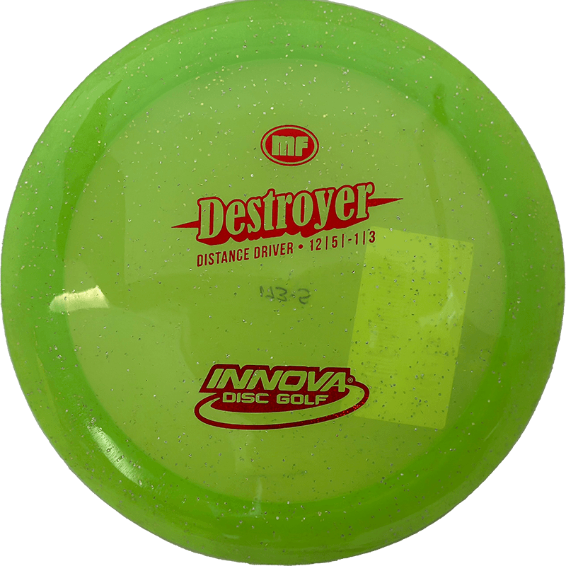 Innova Destroyer Innova Destroyer - MetalFlake Champion / 173g - Lime (Red) - Skyline Disc Golf