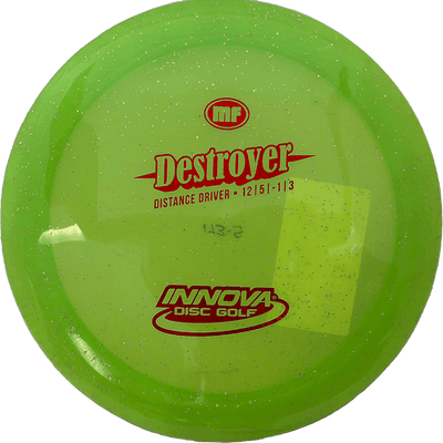 Innova Destroyer Innova Destroyer - MetalFlake Champion / 173g - Lime (Red) - Skyline Disc Golf