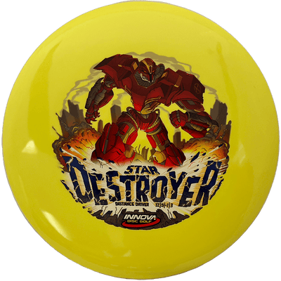 Innova Destroyer Innova Destroyer - Star / 168g - Yellow (Innvision Stamp) - Skyline Disc Golf