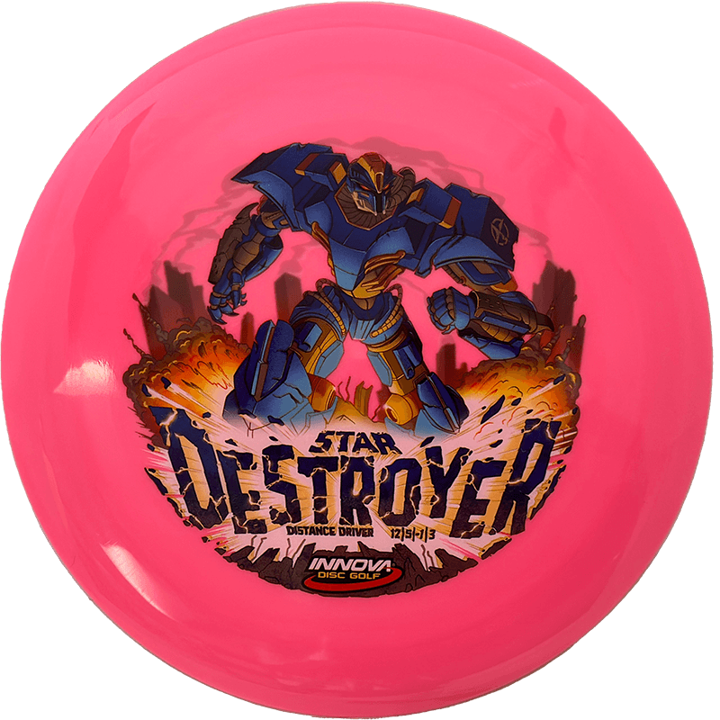 Innova Destroyer Innova Destroyer - Star / 171g - Pink (Innvision Stamp) - Skyline Disc Golf