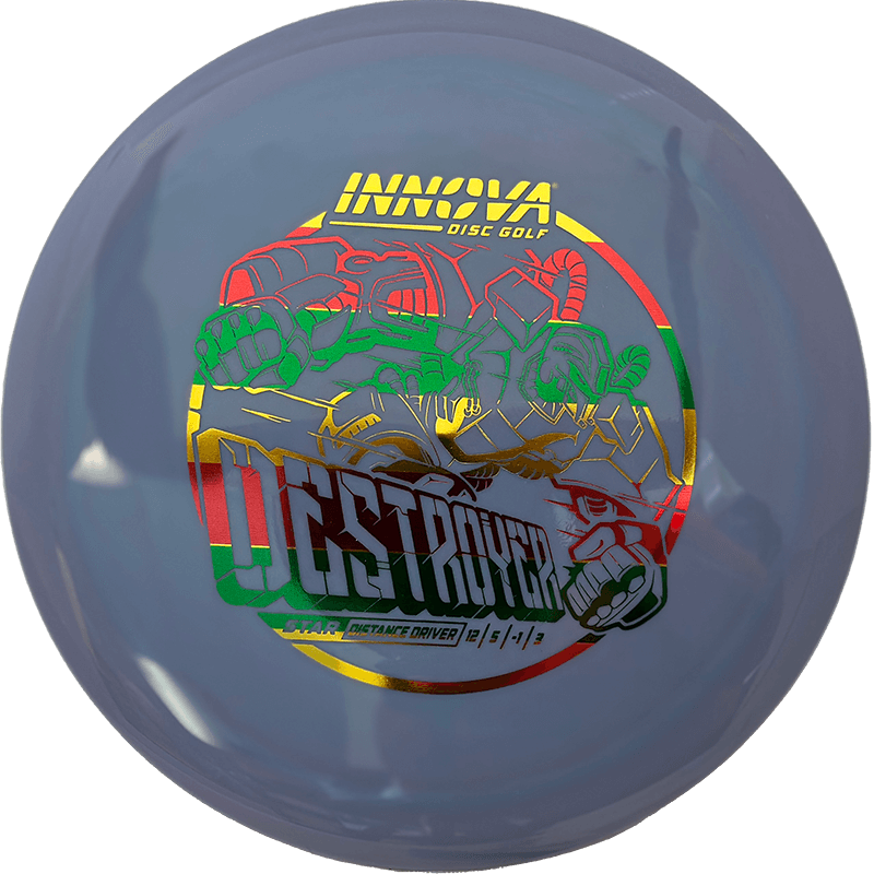 Innova Destroyer Innova Destroyer - Star / 173g - Slate Blue (Rasta Foil) - Skyline Disc Golf