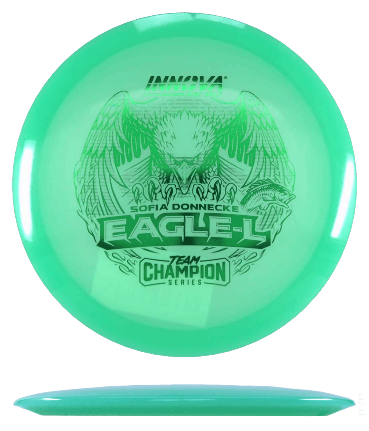 Innova Eagle-L - Proto Glow Champion -Sofia Donnecke Tour Series / 173-75g - Seafoam (Green Foil) - Skyline Disc Golf