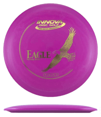 168g - Hot Pink (Gold) DX Innova Eagle - Skyline Disc Golf