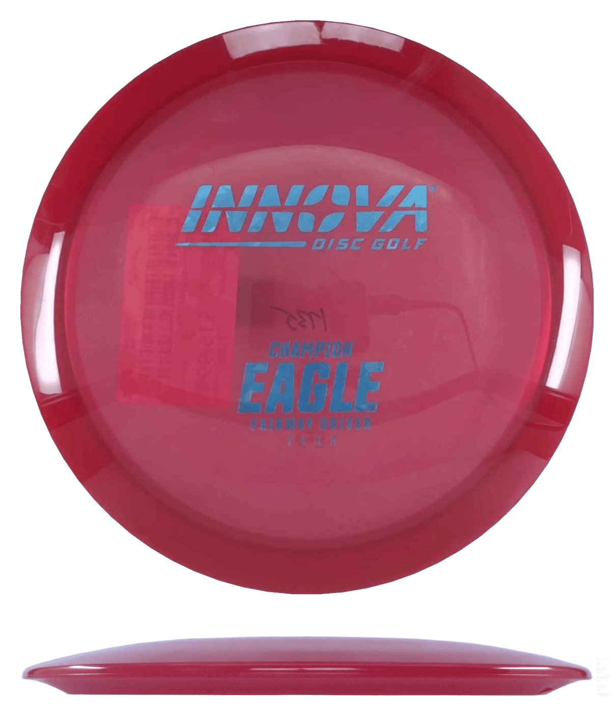 173 - 75g - Red (Blue Foil) Champion Innova Eagle - Skyline Disc Golf
