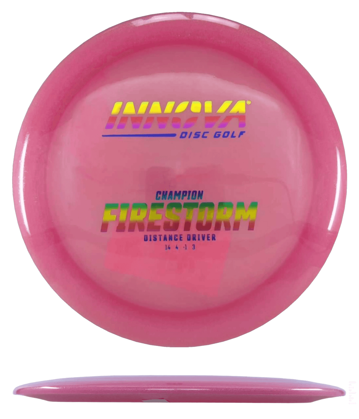 173 - 75g - Red (Rainbow Foil) Champion Innova Firestorm - Skyline Disc Golf