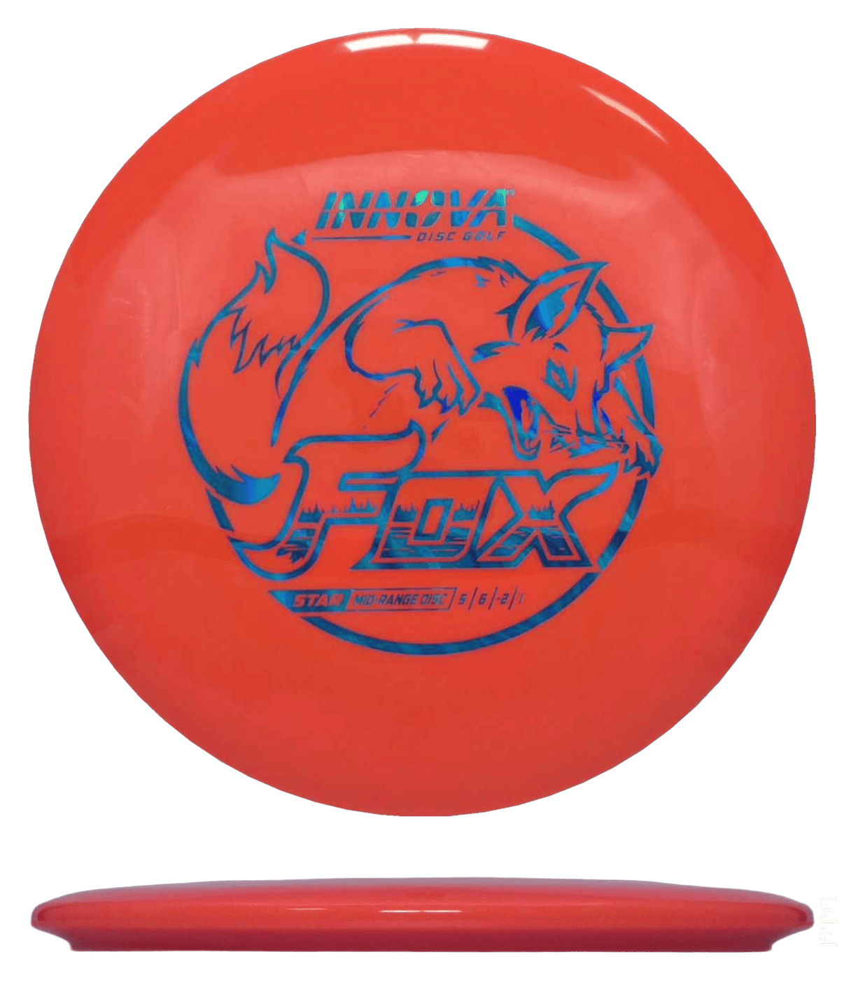 175g - Orange (Aqua Chrome) Star Innova Fox - Skyline Disc Golf