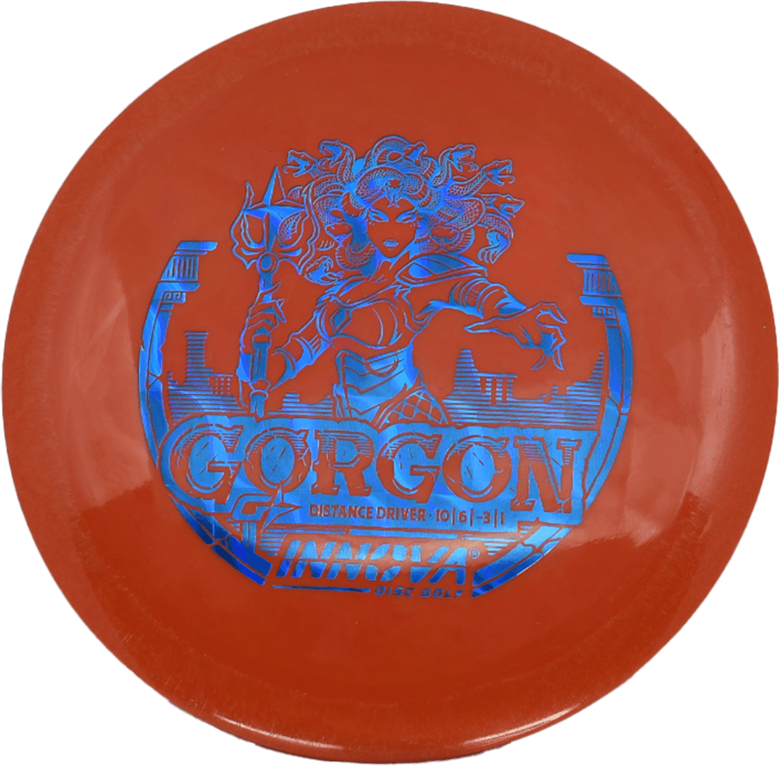 Innova Gorgon - GStar / 172g - Red Orange (Blue Chrome)