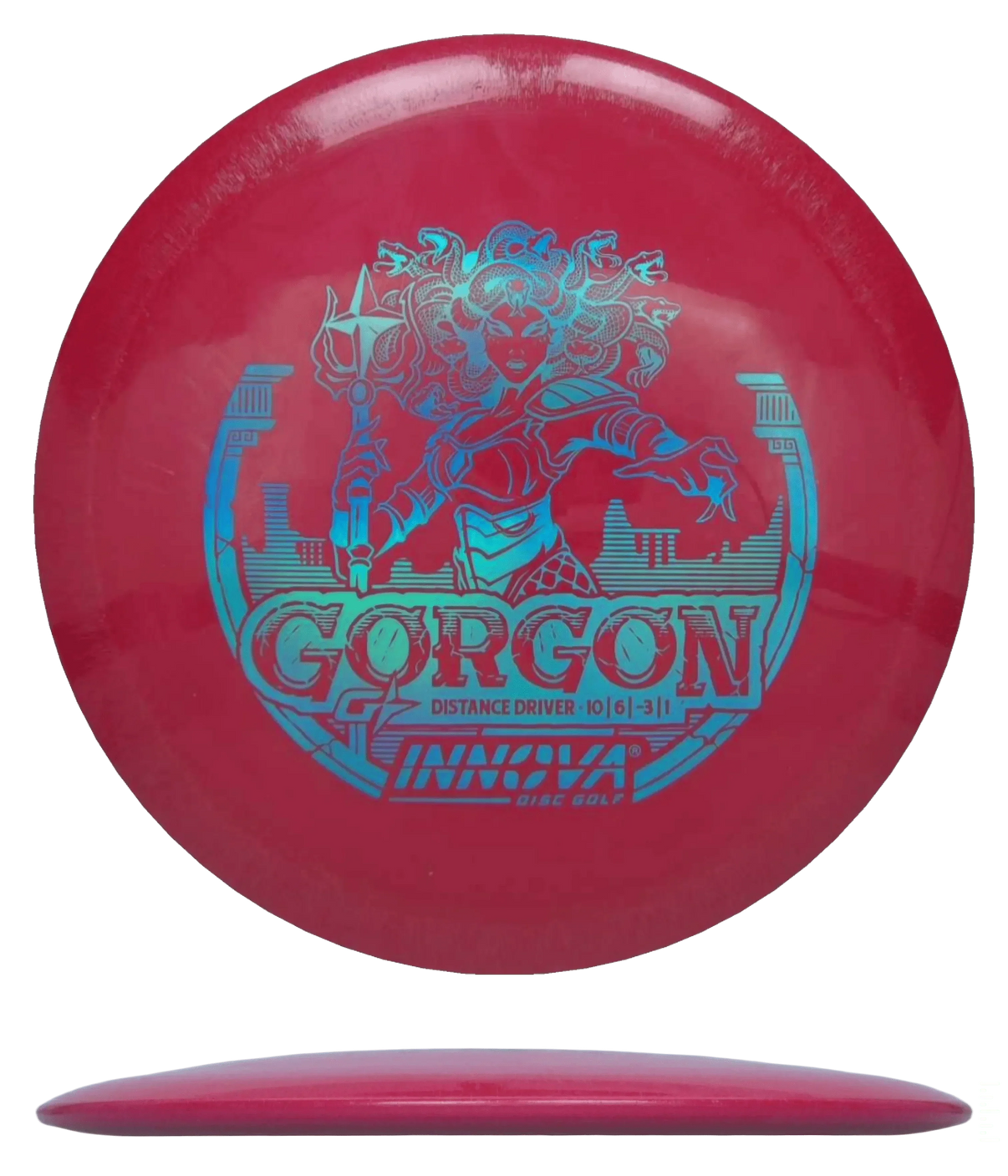 Innova Gorgon - GStar / 171g - Red (Blue Chrome) - Skyline Disc Golf