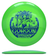 173 - 75g - Lime (Blue Shatter) GStar Innova Gorgon - Skyline Disc Golf