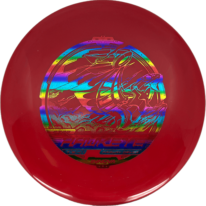 Innova Hawkeye - Star / 173g - Red (Rainbow Foil)