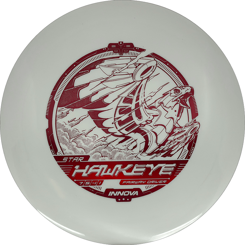 Innova Hawkeye Innova Hawkeye - Star / 173g - White (Red Foil) - Skyline Disc Golf