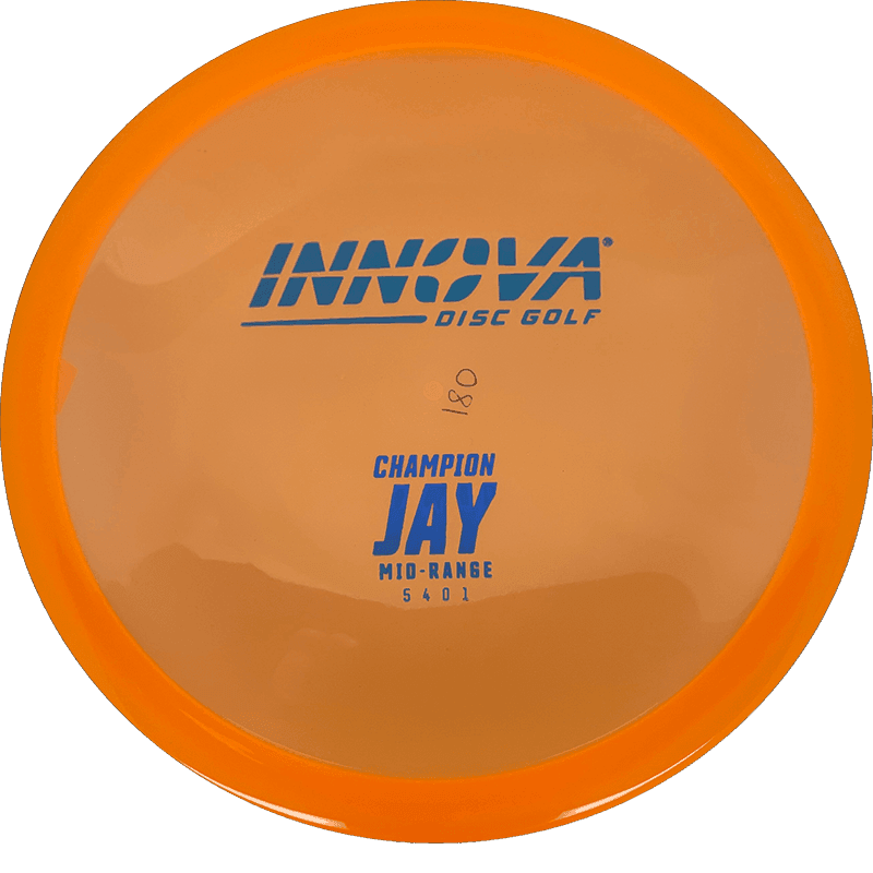 180g - Orange (Blue Chrome) Champion Innova Jay - Skyline Disc Golf