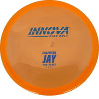 180g - Orange (Blue Chrome) Champion Innova Jay - Skyline Disc Golf