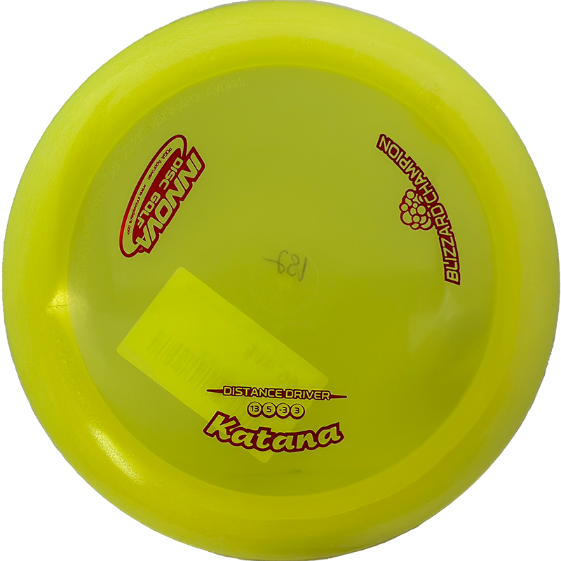 Innova Katana Innova Katana - Blizzard Champion / 152g - Yellow (Red) - Skyline Disc Golf