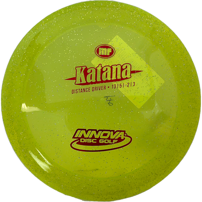 Innova Katana Innova Katana - Metal Flake Champion / 170g - Yellow (Red Foil) - Skyline Disc Golf