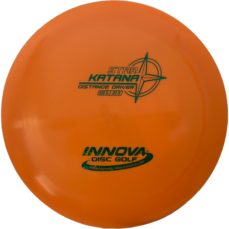 Innova Katana Innova Katana - Star / 170g - Orange (Green Disco) - Skyline Disc Golf