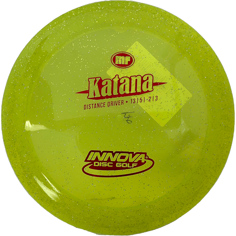 Innova Katana Innova Katana - Metal Flake Champion / 170g - Yellow (Red Foil) - Skyline Disc Golf