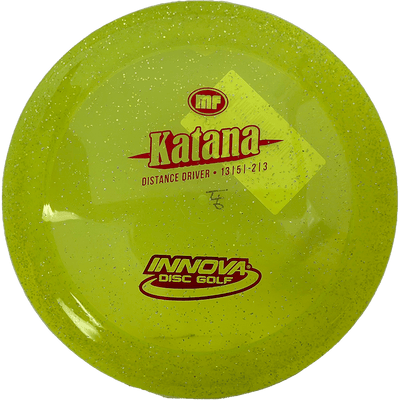 Innova Katana Innova Katana - Metal Flake Champion / 170g - Yellow (Red Foil) - Skyline Disc Golf