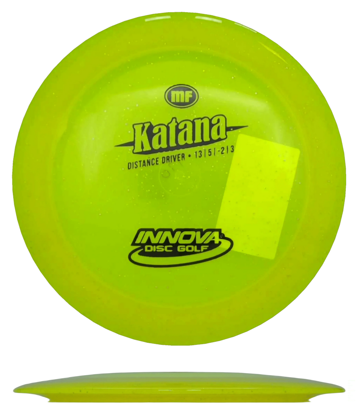 Innova Katana - Metal Flake Champion / 170g - Yellow (Black) - Skyline Disc Golf