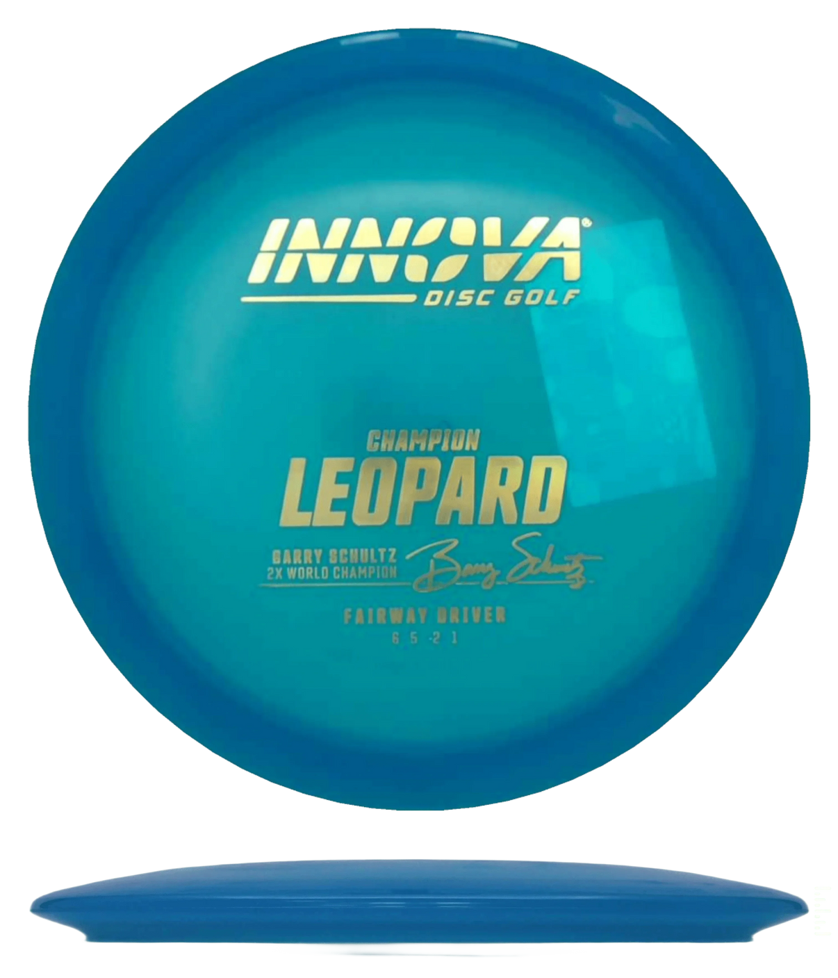 Innova Leopard - Champion / 173-75g - Blue (Gold Chrome) - Skyline Disc Golf