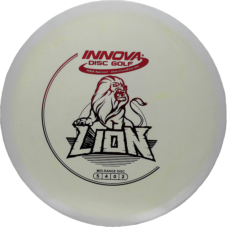 Innova Lion Innova Lion - DX / 180g - Lemonade/Off-White (Red) - Skyline Disc Golf