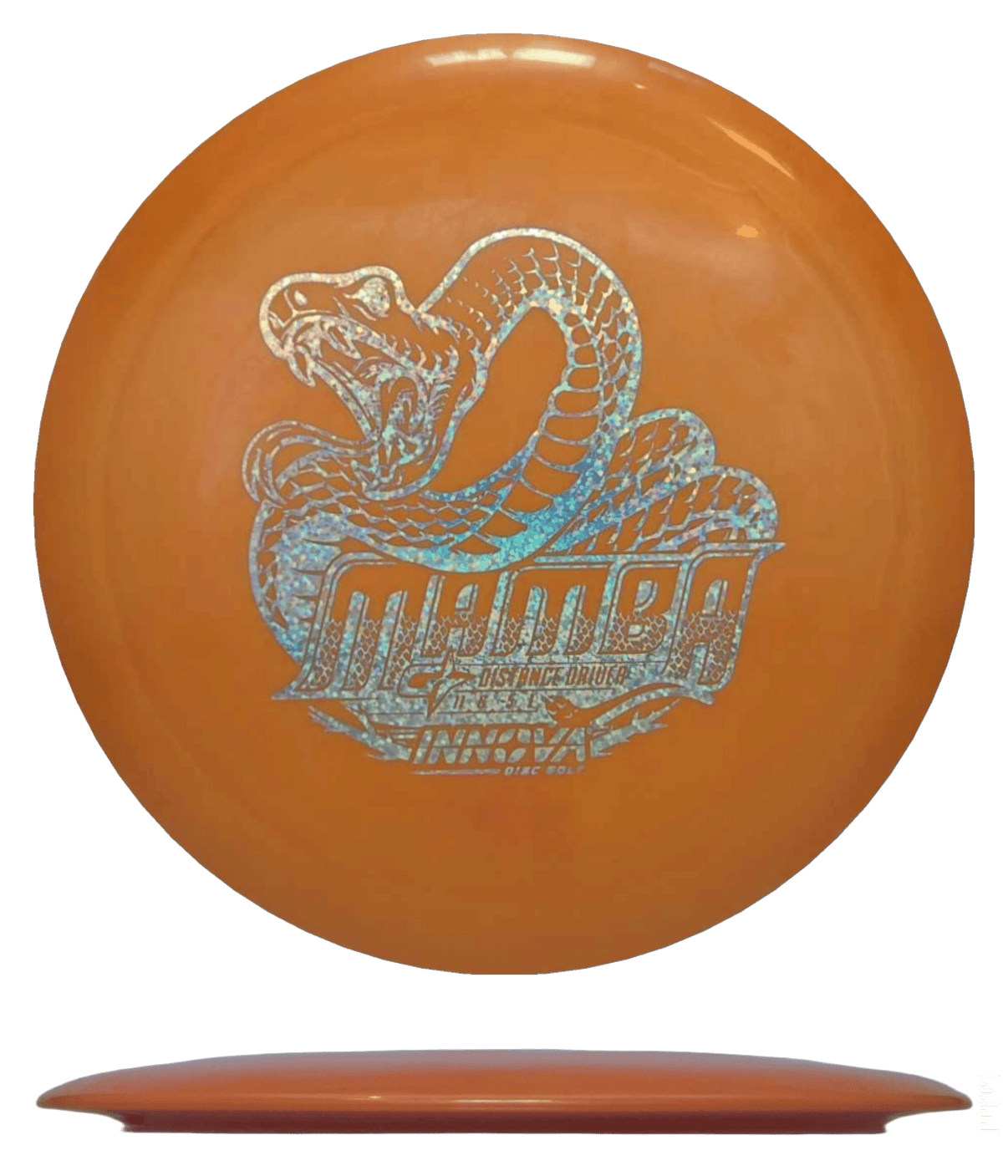 172g - Orange (Chrome Glitter) GStar Innova Mamba - Skyline Disc Golf