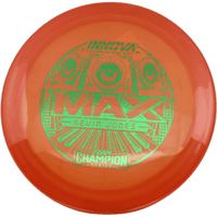 173 - 75g - Orange (Green Foil) *010* Luster Champion - Kevin Jones Tour Series Innova Max - Skyline Disc Golf