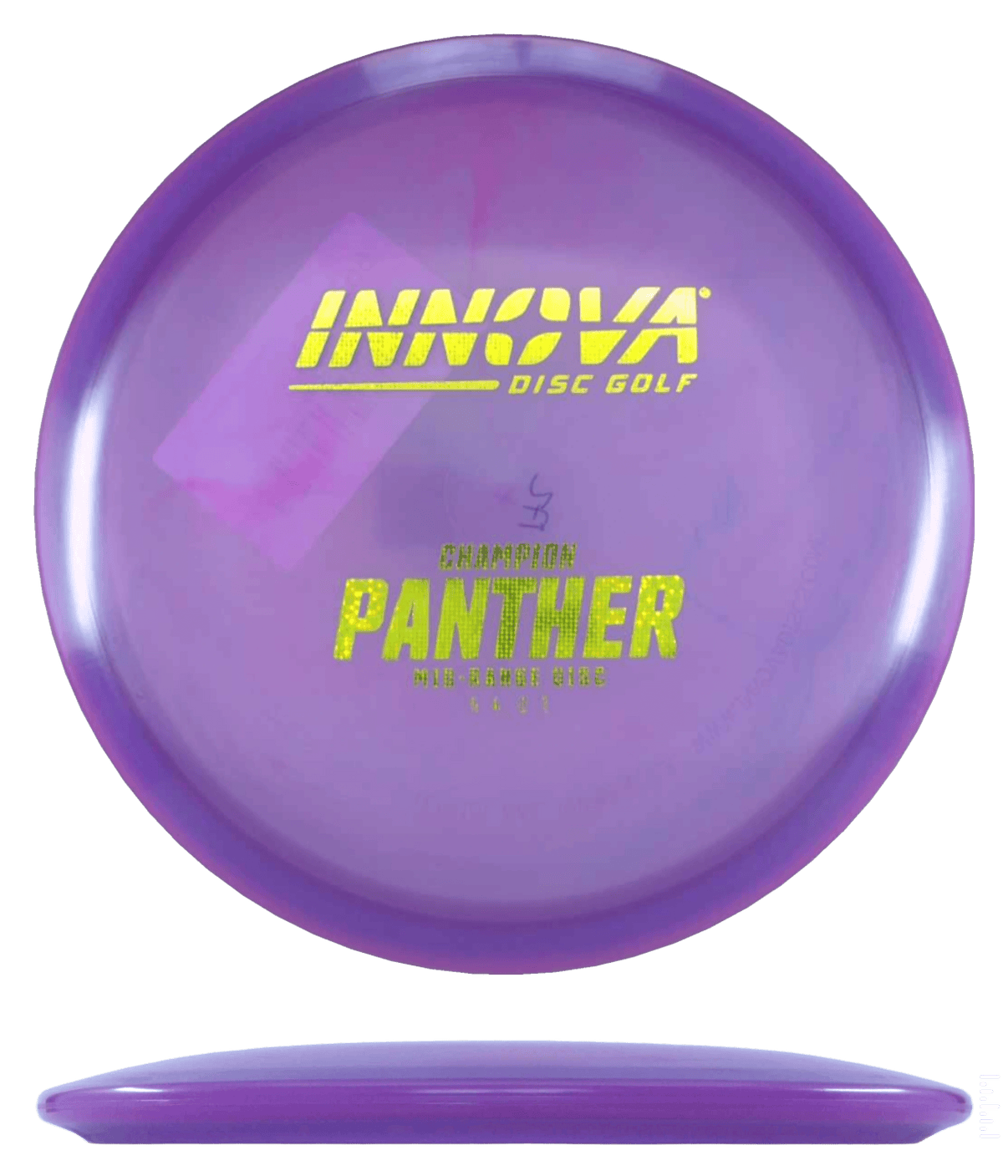172g - Violet (Yellow Disco) Champion Innova Panther - Skyline Disc Golf