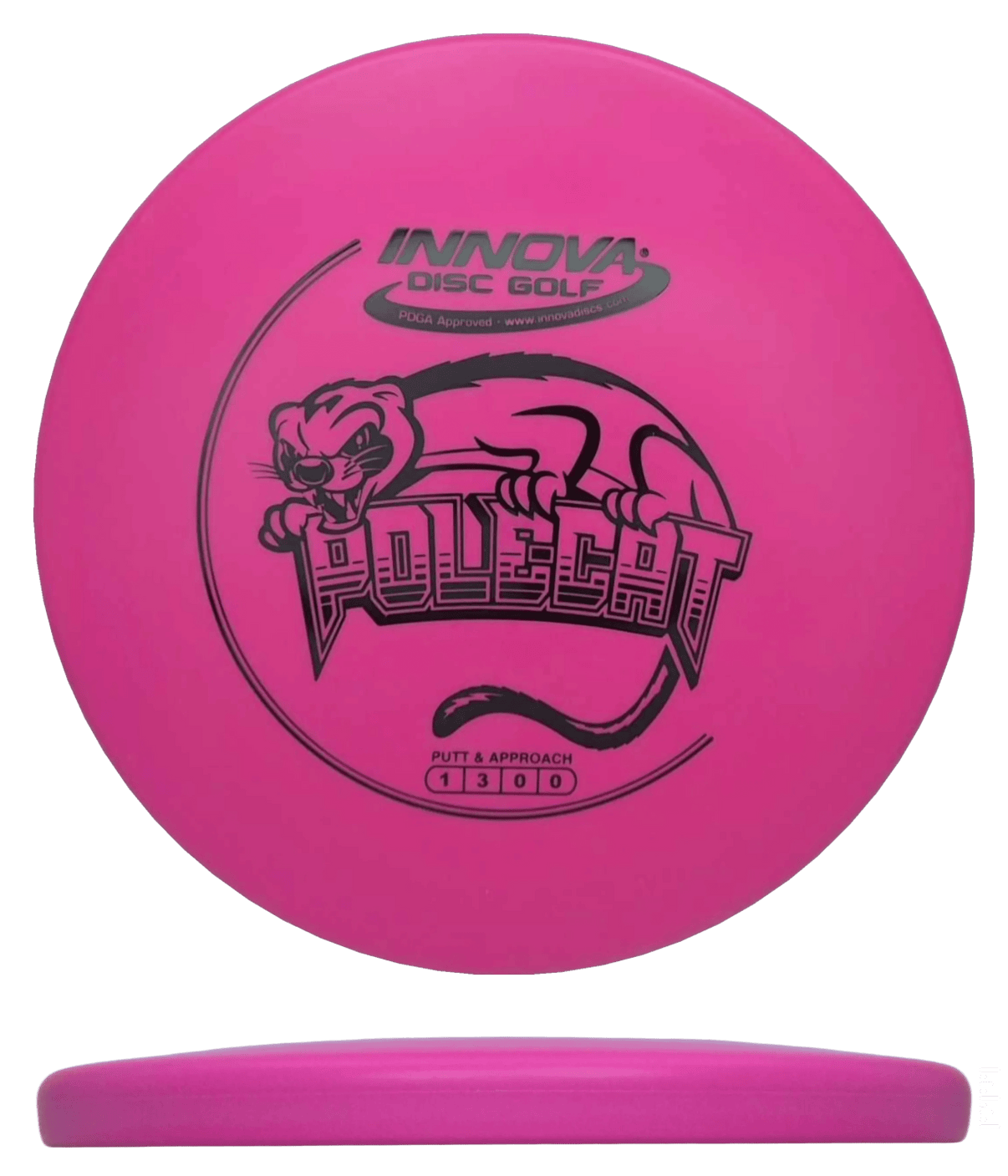 175g - Pink (Black) DX Innova Polecat - Skyline Disc Golf