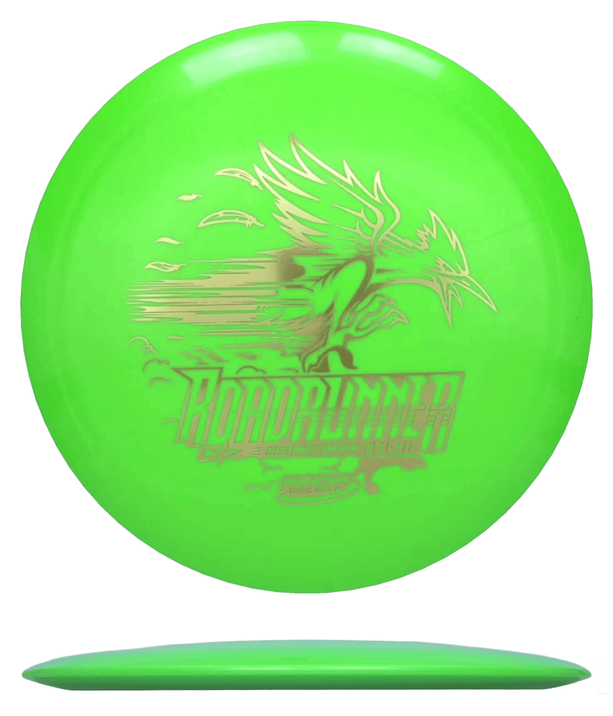 165g - Lime Green (Gold) GStar Innova Roadrunner - Skyline Disc Golf