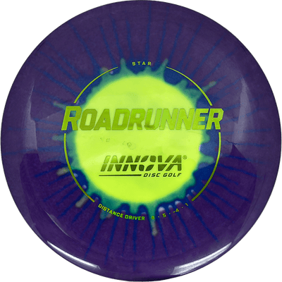 Innova Roadrunner Innova Roadrunner - I-Dye Star / 173g - Blue w/ Yellow Splatter (Yellow Green) - Skyline Disc Golf