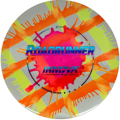 Innova Roadrunner Innova Roadrunner - I-Dye Star / 173g - Orange/Yellow/Hot Pink (Morning Sunrise Foil) - Skyline Disc Golf